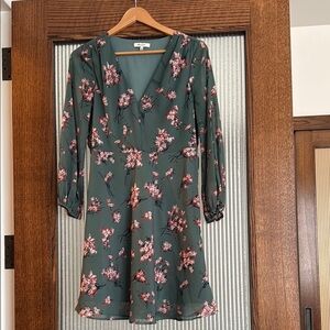 Floral Green Madewell Dress